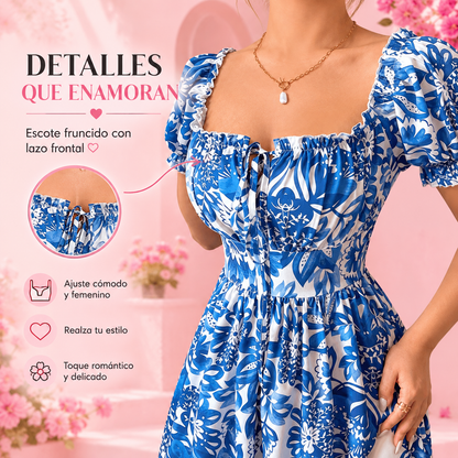 Vestido Azul Mediterráneo